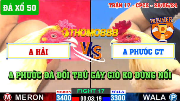 Trận 17 CPC2 Ngày 28/06/2024