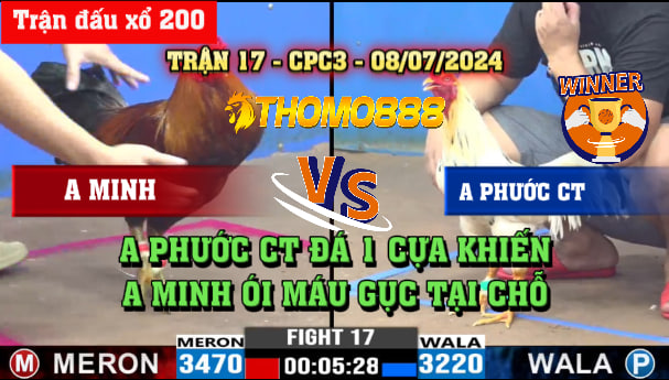 Trận 17 CPC3 Ngày 08/07/2024